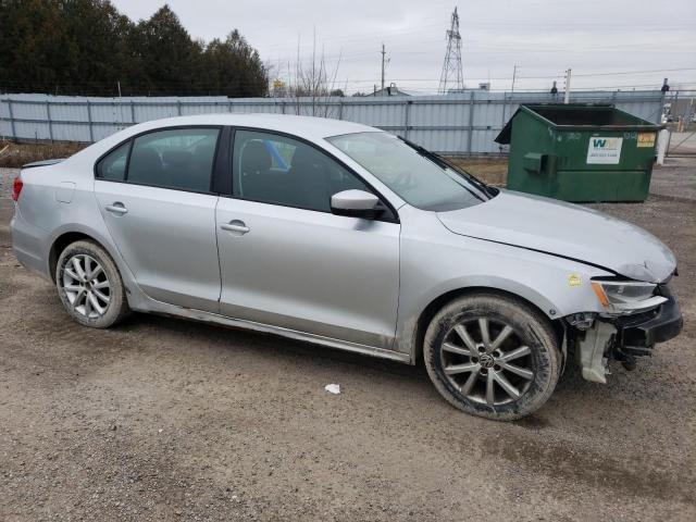 3VW2K7AJ6BM028577 - 2011 VOLKSWAGEN JETTA BASE SILVER photo 4