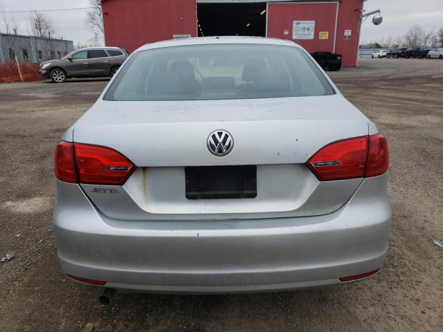 3VW2K7AJ6BM028577 - 2011 VOLKSWAGEN JETTA BASE SILVER photo 6