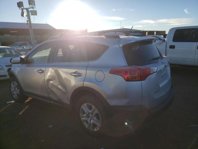 JTMBFREV4EJ008474 - 2014 TOYOTA RAV4 LE SILVER photo 2