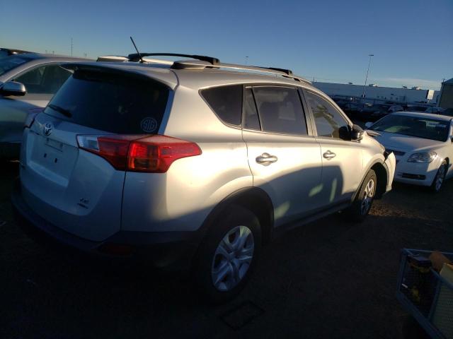 JTMBFREV4EJ008474 - 2014 TOYOTA RAV4 LE SILVER photo 3