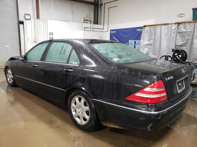 WDBNG70J3YA129678 - 2000 MERCEDES-BENZ S 430 BLACK photo 2