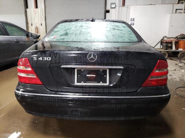 WDBNG70J3YA129678 - 2000 MERCEDES-BENZ S 430 BLACK photo 6