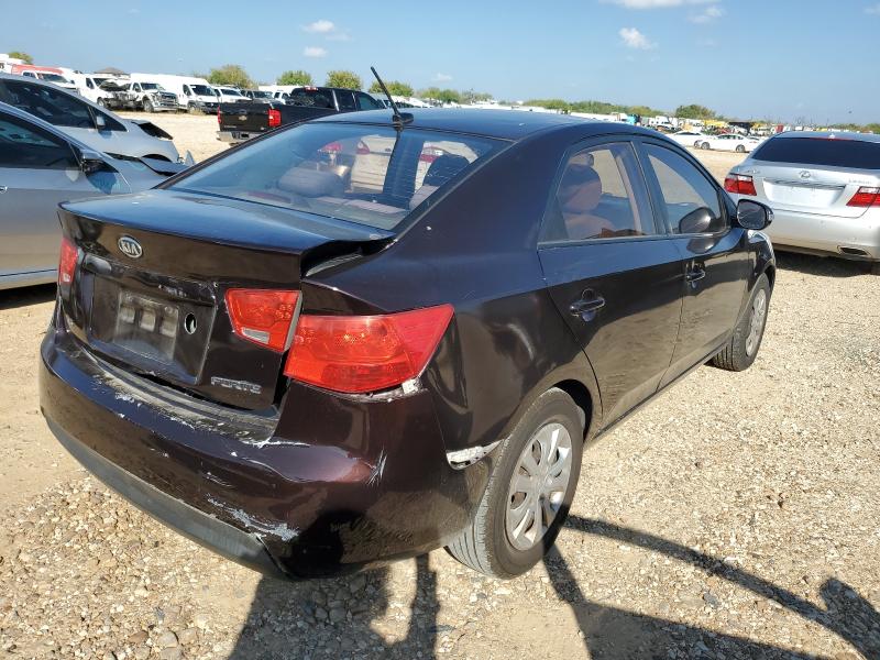 KNAFU4A28A5063550 - 2010 KIA FORTE EX PURPLE photo 3