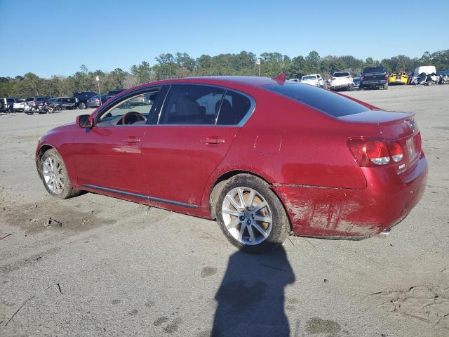 JTHCE96S570002945 - 2007 LEXUS GS 350 RED photo 2