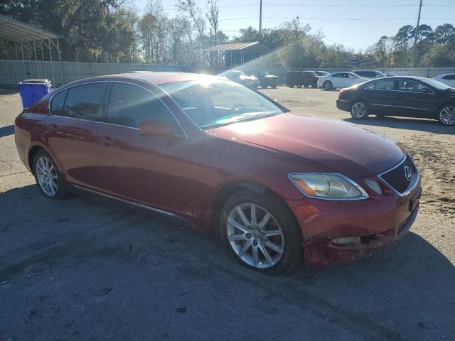 JTHCE96S570002945 - 2007 LEXUS GS 350 RED photo 4