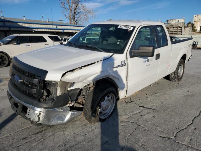 1FTFX1EF1DFB69438 - 2013 FORD F150 SUPER CAB WHITE photo 1