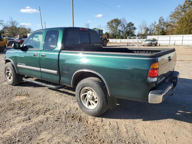 5TBRT34143S436136 - 2003 TOYOTA TUNDRA ACCESS CAB SR5 GREEN photo 2