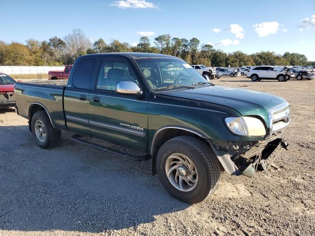 5TBRT34143S436136 - 2003 TOYOTA TUNDRA ACCESS CAB SR5 GREEN photo 4