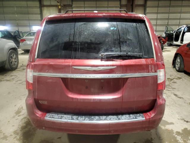 2C4RC1CG7ER333077 - 2014 CHRYSLER TOWN & COU TOURING L RED photo 6