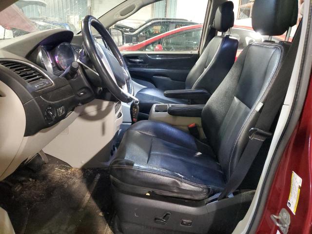 2C4RC1CG7ER333077 - 2014 CHRYSLER TOWN & COU TOURING L RED photo 7