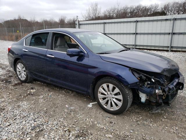 1HGCR3F82FA011541 - 2015 HONDA ACCORD EXL BLUE photo 4