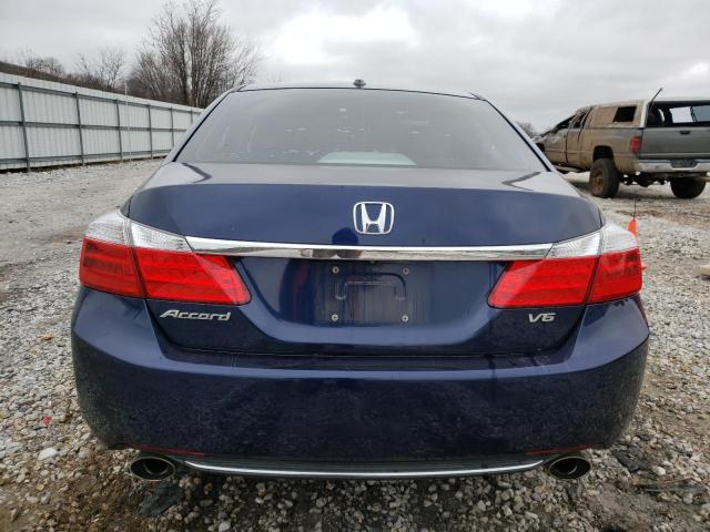 1HGCR3F82FA011541 - 2015 HONDA ACCORD EXL BLUE photo 6