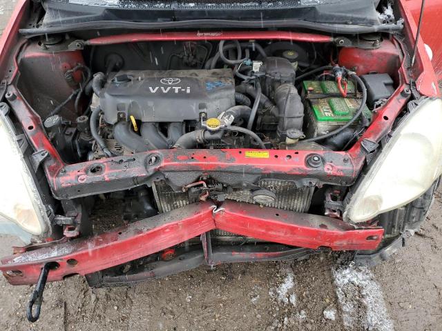 JTDJT123850077246 - 2005 TOYOTA ECHO RED photo 11