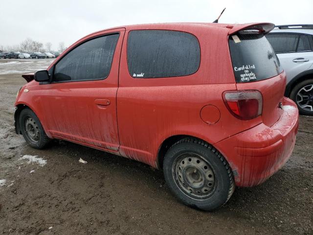 JTDJT123850077246 - 2005 TOYOTA ECHO RED photo 2