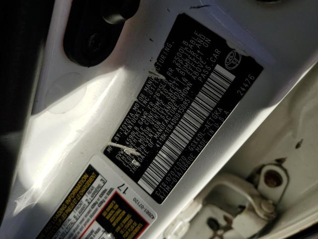 4T1BK1EB4DU015095 - 2013 TOYOTA AVALON BASE 白色 照片 12