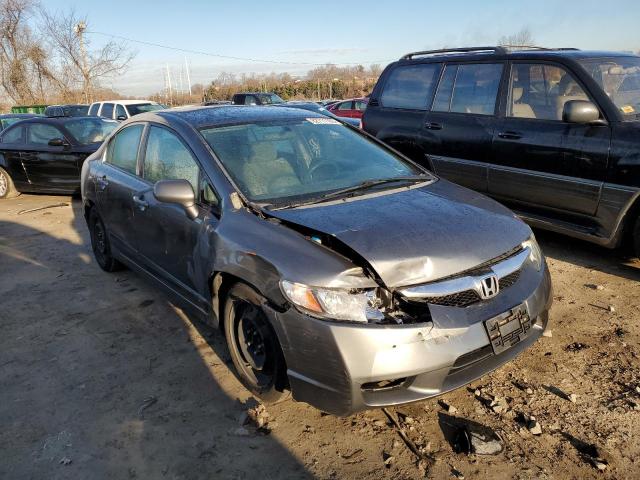 19XFA1F55AE006868 - 2010 HONDA CIVIC LX GRAY photo 4