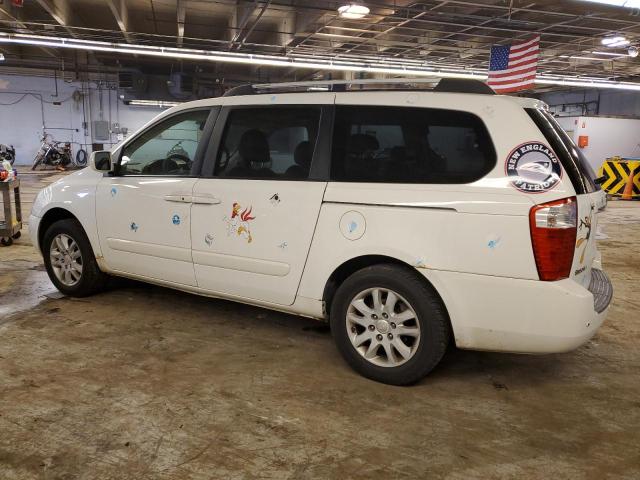 KNDMB233566063923 - 2006 KIA SEDONA EX WHITE photo 2