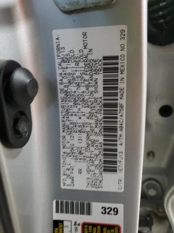 3TMLU4EN5DM125348 - 2013 TOYOTA TACOMA DOUBLE CAB Srebrny zdjęcie 12