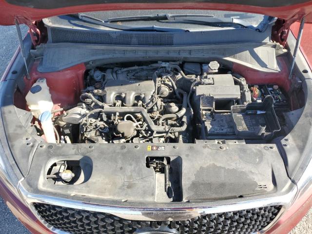 5XYPHDA59HG308685 - 2017 KIA SORENTO EX RED photo 12