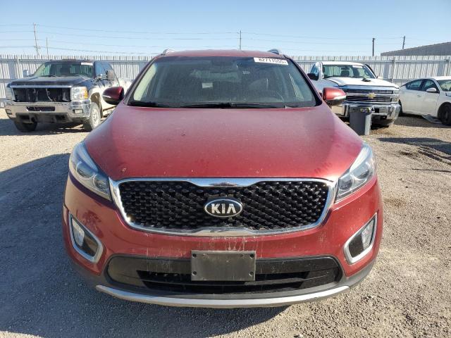 5XYPHDA59HG308685 - 2017 KIA SORENTO EX RED photo 5