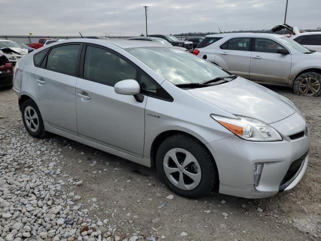 JTDKN3DUXE1830270 - 2014 TOYOTA PRIUS SILVER photo 4