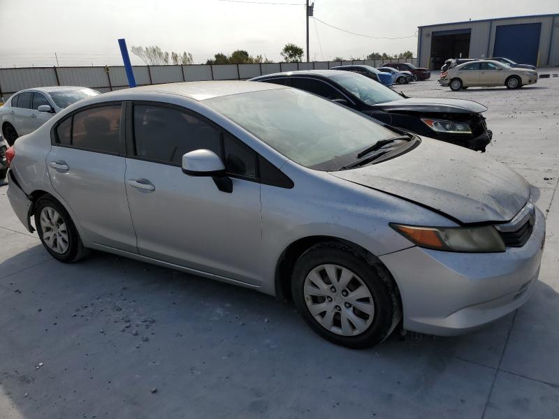 19XFB2F54CE067523 - 2012 HONDA CIVIC LX SILVER photo 4