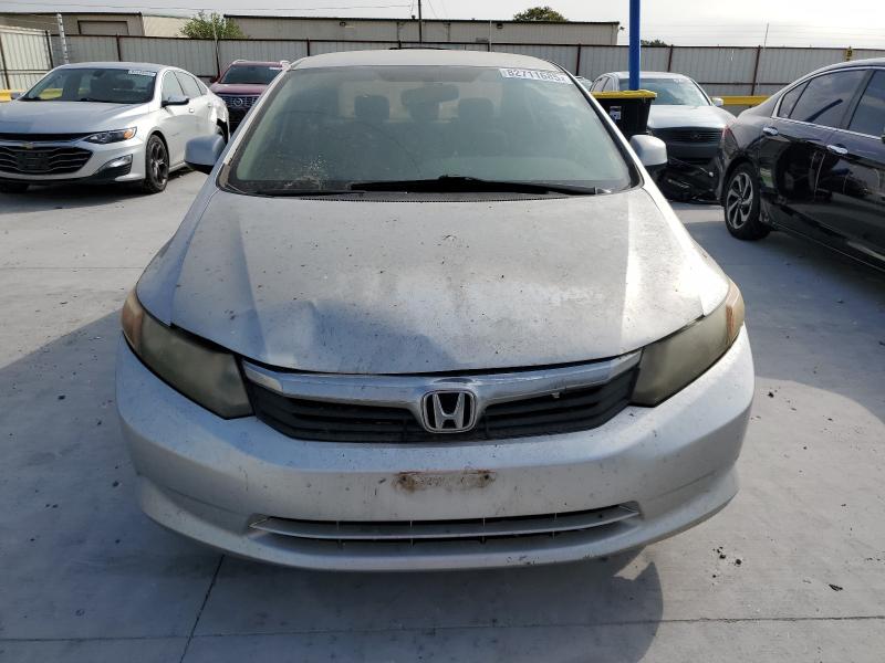 19XFB2F54CE067523 - 2012 HONDA CIVIC LX SILVER photo 5