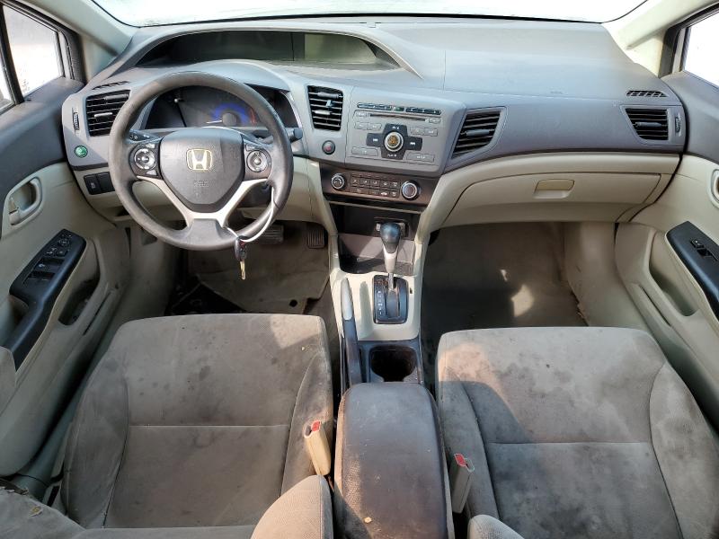 19XFB2F54CE067523 - 2012 HONDA CIVIC LX SILVER photo 8