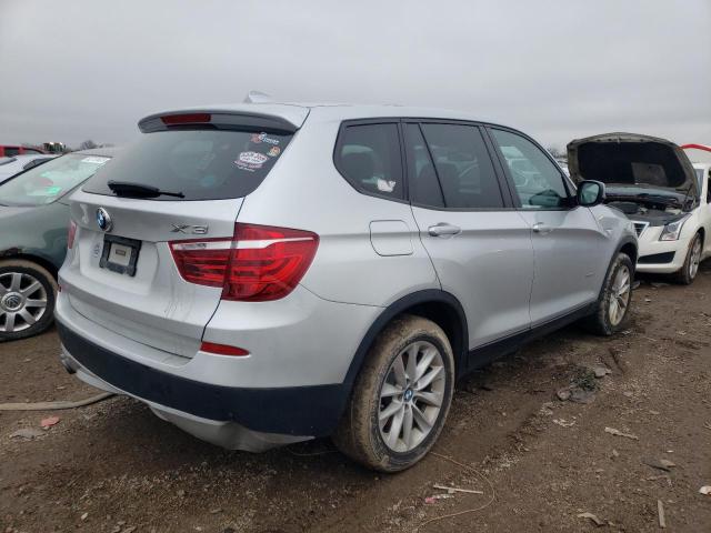 5UXWX9C5XE0D29346 - 2014 BMW X3 XDRIVE28I SILVER photo 3