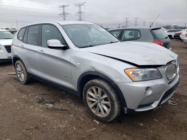 5UXWX9C5XE0D29346 - 2014 BMW X3 XDRIVE28I SILVER photo 4