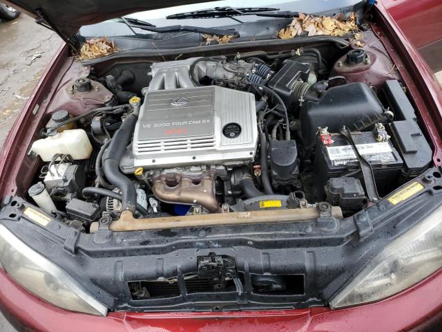 JT8BF28GXY5099427 - 2000 LEXUS ES 300 BURGUNDY photo 11