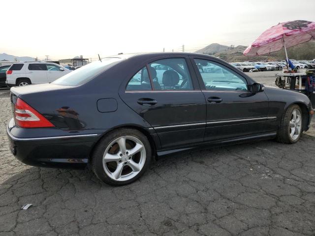 WDBRF52H66F817970 - 2006 MERCEDES-BENZ C 230 BLUE photo 3