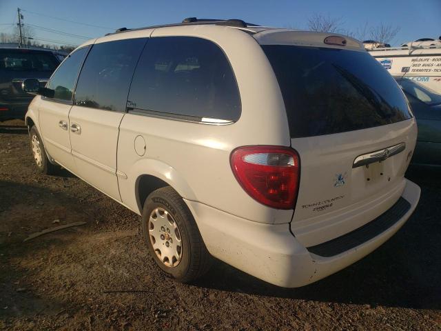 2C4GP44342R752959 - 2002 CHRYSLER TOWN & COU LX WHITE photo 2