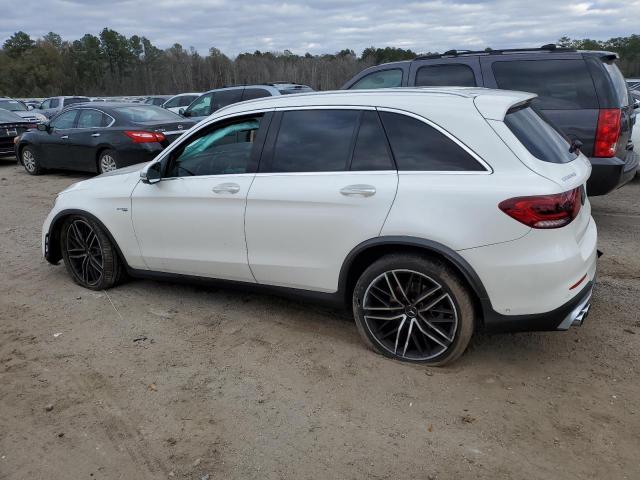 W1N0G6EB3NG052819 - 2022 MERCEDES-BENZ GLC 43 4MATIC AMG WHITE photo 2