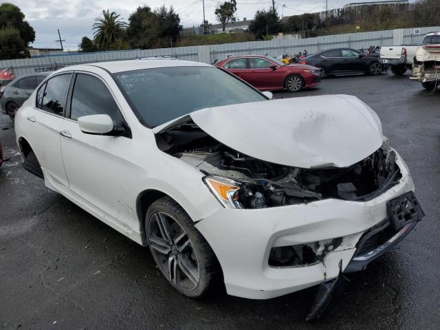 1HGCR2F5XGA173595 - 2016 HONDA ACCORD SPORT WHITE photo 4