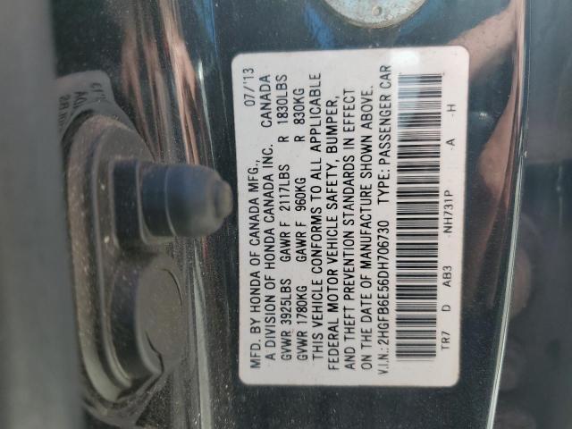 2HGFB6E56DH706730 - 2013 HONDA CIVIC SI Qara foto 13