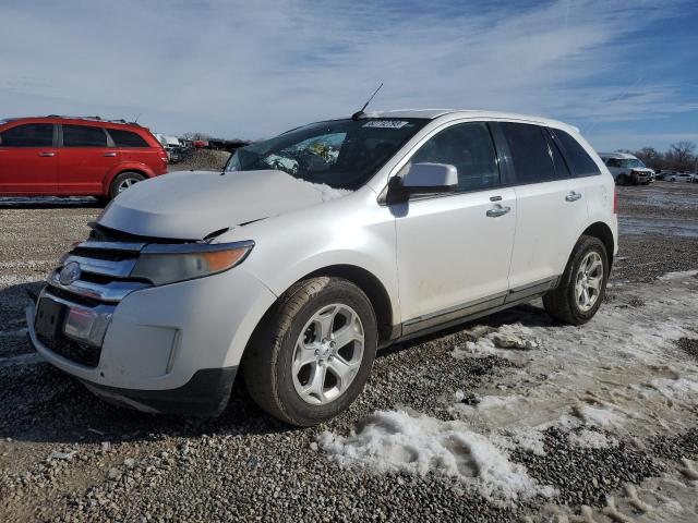 2FMDK4JC4BBA80914 - 2011 FORD EDGE SEL WHITE photo 1