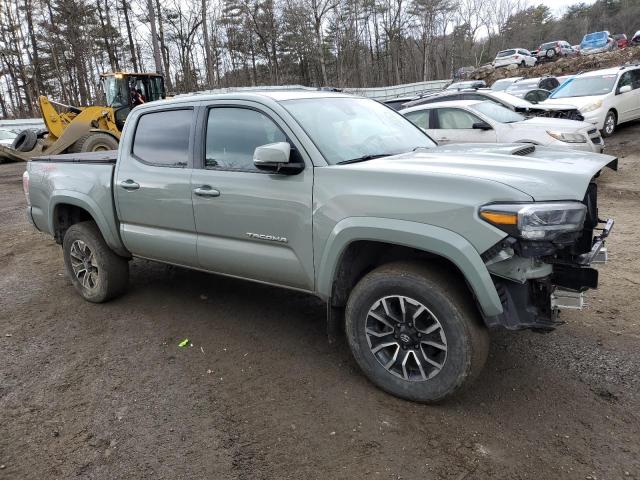 3TMCZ5A5NM464576 - 2022 TOYOTA TACOMA DOU TURQUOISE photo 4