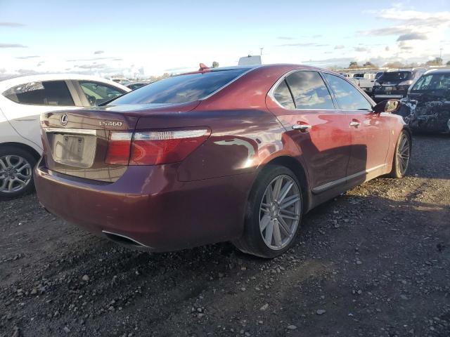 JTHBL46F575025622 - 2007 LEXUS LS 460 BURGUNDY photo 3