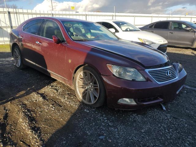 JTHBL46F575025622 - 2007 LEXUS LS 460 BURGUNDY photo 4