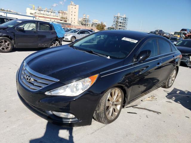 5NPEC4AC0DH518857 - 2013 HYUNDAI SONATA SE BLACK photo 1