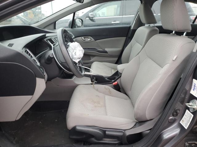 19XFB2F57EE013247 - 2014 HONDA CIVIC LX GRAY photo 7