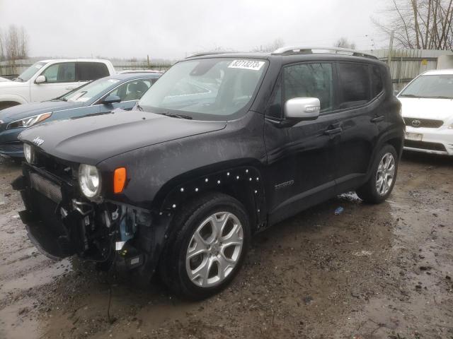 ZACCJADT3GPD11852 - 2016 JEEP RENEGADE LIMITED BLACK photo 1