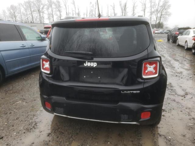 ZACCJADT3GPD11852 - 2016 JEEP RENEGADE LIMITED BLACK photo 6