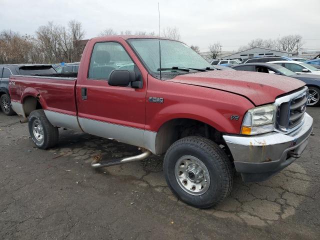 1FTNF21S82EC66212 - 2002 FORD F250 SUPER DUTY RED photo 4