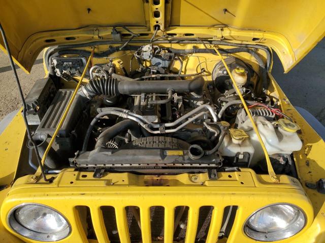 1J4FA39S54P746125 - 2004 JEEP WRANGLER X YELLOW photo 11