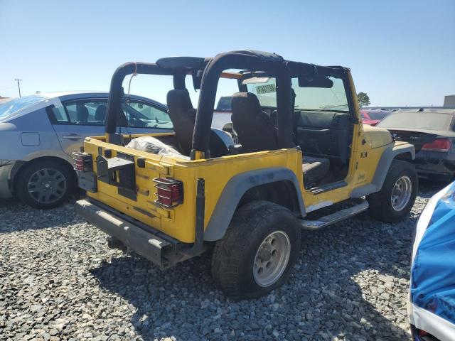 1J4FA39S54P746125 - 2004 JEEP WRANGLER X YELLOW photo 3