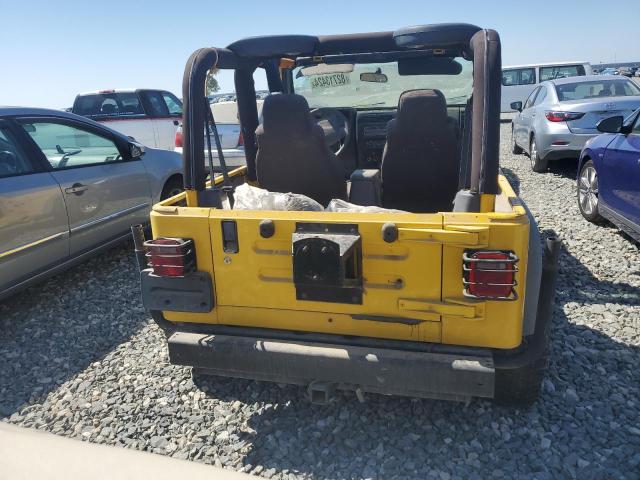 1J4FA39S54P746125 - 2004 JEEP WRANGLER X YELLOW photo 6