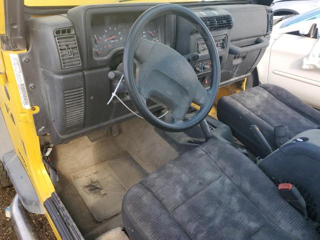 1J4FA39S54P746125 - 2004 JEEP WRANGLER X YELLOW photo 8