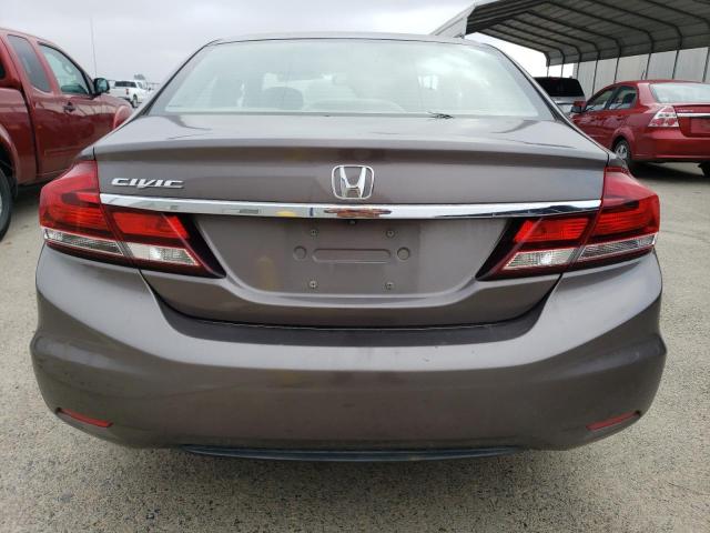 19XFB2F53FE290723 - 2015 HONDA CIVIC LX GRAY photo 6